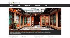 Desktop Screenshot of doohanokguesthouse.com